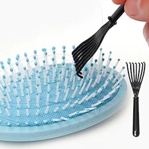 Hair Brush Cleaner Tool, Hairbrush Cleaning Rake, Hair Brush Cleaner Hair Dirt Remove Comb Embeded Tool Salon Home Pick Plastic Handle miniinthebox