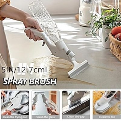 Multifunction Spray Cleaning Brush Set Suitable Bathroom Toilet Wall With Removable 4 Brushes Cleaning Tools Kitchen Accessories Lightinthebox