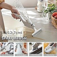 Multifunction Spray Cleaning Brush Set Suitable Bathroom Toilet Wall With Removable 4 Brushes Cleaning Tools Kitchen Accessories miniinthebox - thumbnail