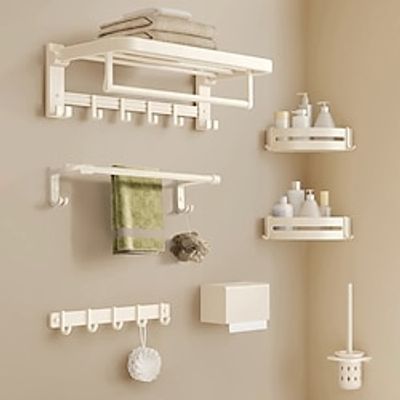 Toilet Paper Holder Robe Hook Bathroom Shelf Creative Multifunction Contemporary Modern Aluminum 1PC - Bathroom Single Double 1-Towel Bar Wall Mounted Lightinthebox Toilet Paper Holder Robe Hook Bathroom Shelf Creative Multifunction Contemporary Modern Aluminum 1PC - Bathroom Single Double 1-Towel Bar Wall Mounted Lightinthebox