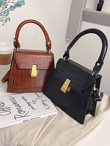 Net red with the crocodile pattern foreign style handbag 2020 new bags women shoulder bag Europe and America Messenger bag women