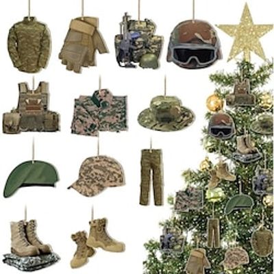 24pcs Creative Army Christmas Party Ornaments Wooden Army Holiday Decorations Hanging Ornaments Christmas Tree Home Decorations Lightinthebox 24pcs Creative Army Christmas Party Ornaments Wooden Army Holiday Decorations Hanging Ornaments Christmas Tree Home Decorations Lightinthebox