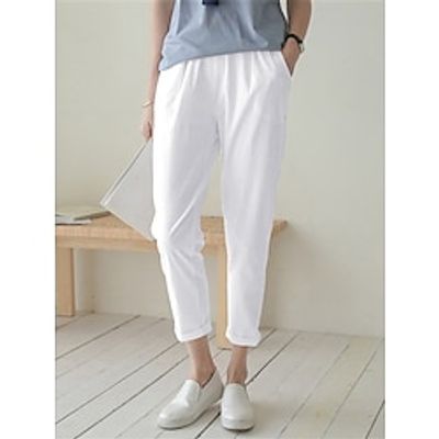 Women's Skinny Cropped Pants Ankle-Length Fashion Streetwear Street Daily Grey Black S M Fall Winter Lightinthebox