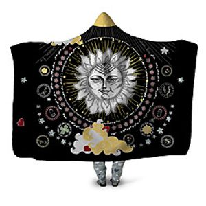 Multifunctional Blankets, Geometric Polyester Warmer Comfy Blankets Lightinthebox