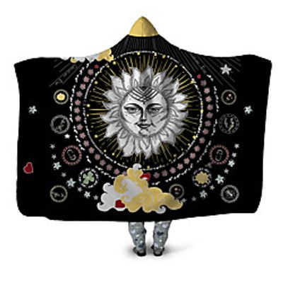 Multifunctional Blankets, Geometric Polyester Warmer Comfy Blankets Lightinthebox