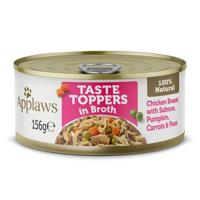 Applaws Taste Topper Broth Chicken Salmon Dog Tin 156g