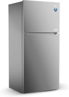 Midea 845L Gross Top Mount Double Door Refrigerator, 2 Doors Total No Frost Fridge Freezer, LED Display, Electronic Control, Stainless Steel HD845FWES