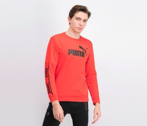 Mens Amplified Crew Pullover Sweater  High Risk Red