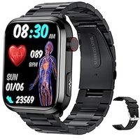 Smart Watch ET210 Men Bluetooth Call Blood Glucose AI Medical Health Monitoring SOS Bluetooth ECGPPG Temperature Monitoring  1.9inch Screen Women Sport Smartwatch Lightinthebox - thumbnail