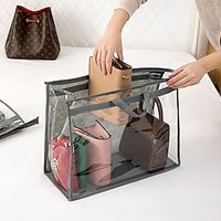 Handbag Storage Organizer Dust Bags Purses Handbags Dust Cover Closet Clear Purse Protector Storage Bag Closet Bag Organizers Lightinthebox - thumbnail