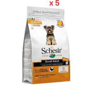 Schesir Dog Dry Food Maintenance Chicken Small 800G (Pack of 5)