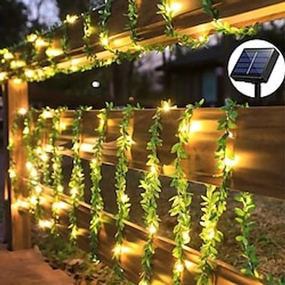 Solar Vine String Lights 5m 50LEDs Indoor Outdoor Waterproof Decor for Wedding Parties Holidays Christmas Garden Balcony Patio Decoration miniinthebox