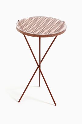 Gold Base Clear Teta Occasional Table