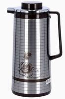 Krypton 1.9L Glass Vacuum Flask-(Silver|Black)-(KNVF6070)