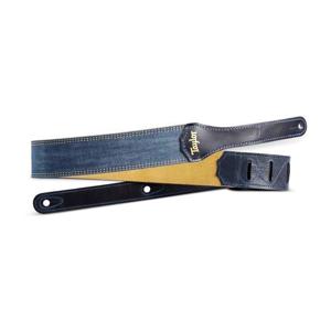 Taylor Blue Denim 2" Guitar Strap - Gold Logo