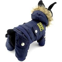 Pet clothes Autumn and winter thickened small medium and large USA Air Force suit one-piece four-legged clothing pet dog clothes Lightinthebox - thumbnail