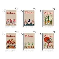 GardenFlagsDoubleSidedBurlap12x18Inch(3045cm)GardenFlag,DwarfSmallYardFlagforOutdoorDecorations Lightinthebox - thumbnail