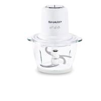 Sharp Chopper With Glass Bowl 1.2Liter , 350 Watt, White - EMCP31-W3