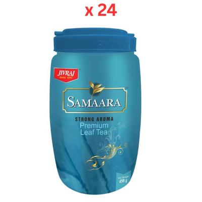 Samaara Premium Tea Powder 450G Jar Pack of 24