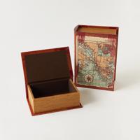 Mediterranean Print 2-Piece Decorative Box Set