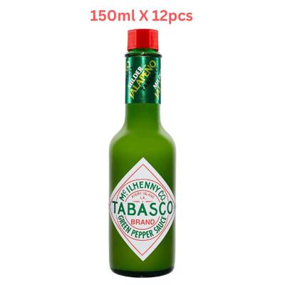 Tabasco Green Pepper Sauce 150Ml (Pack of 12)