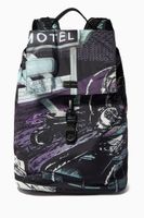 Printed Backpack in Nylon
