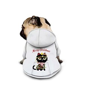 Dog Christmas Outfit Merry Christmas Print Dog Cat Pet Pouch Hoodie Graphic Fashion Casual Outdoor Casual Daily Dog Clothes Puppy Clothes Dog Outfits Waterproof Red Costume for Girl and Boy Dog Polyster XXL Lightinthebox