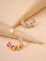 Colorful Candy Garland Cute Earrings - thumbnail