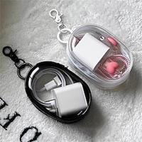 1PC Mini Transparent Data Cable Bag Headphone Bag Jewelry Bag Makeup Bag Fashion Bag Accessories Exquisite Storage Box Suitable For Storing And Organizing Digital Accessories For Travel And Outi Lightinthebox