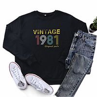 Women's Sweatshirt Slogan Letter Print Halloween Sports  Outdoor Casual Hot Stamping Basic Halloween Hoodies Sweatshirts  Wine Red Yellow Gray  Going out Lightinthebox - thumbnail
