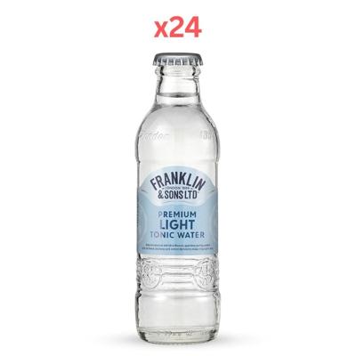 Franklin And Sons Premium Natural Light Tonic Water 200Ml (Pack of 24)