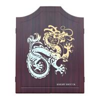 Knight Shot Dart Wooden Cabinet Mahogany Dragon - thumbnail