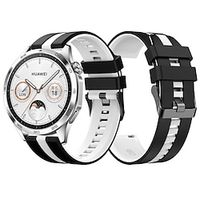 Watch Band for Garmin Forerunner 265 255 Music Venu 3 2 Vivoactive 4 22mm Silicone Replacement  Strap Quick Release Two Tone Sport Band Wristband Lightinthebox - thumbnail