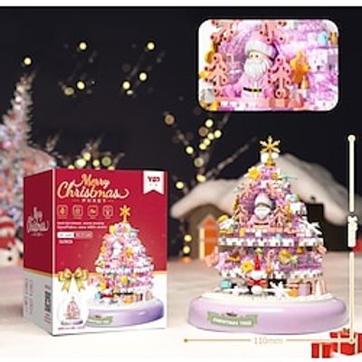Building Blocks Christmas Tree Tabletop Decorations Children's Assembly Toys Birthday Gifts Lightinthebox