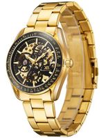 Kenneth Scott Mens Mechanical Black Dial Watch - K22312-GBGB