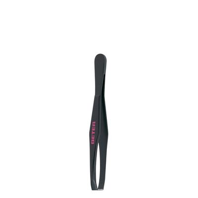Beter Tweezers Straight Tips Black