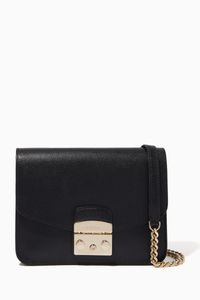 Small Metropolis Crossbody Bag in Leather
