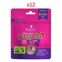 Kelly & Co's Freeze Dried Carni Bite Topper Mix In Duck For Cat Treat -10g (Pack of 12)