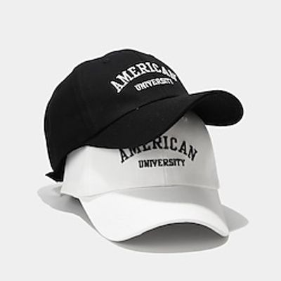Women's Letter Embroidery Baseball Cap Snapback Hip Hop Summer Hat For Men's Couple High Quality Student Cotton Sun Hat Peaked Cap Lightinthebox