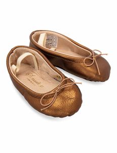 Sonatina Single Sole Ballerinas - Bronze