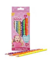 Micador Colored Pencils Tri Metallic Neon Pack of 12 Love Diana - thumbnail