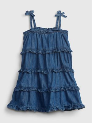 Toddler Denim Tiered Dress Toddler Denim Tiered Dress