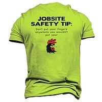 Men's Unisex T shirt Tee Letter Graphic Prints Crew Neck Green Blue Yellow Orange Gray 3D Print Outdoor Street Short Sleeve Print Clothing Apparel Vintage Sports Designer Casual / Summer / Summer miniinthebox - thumbnail