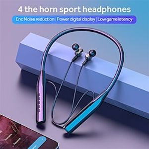 A15T Neckband Headphone In Ear Bluetooth 5.2 Stereo IPX5 Deep Bass for Apple Samsung Huawei Xiaomi MI  Camping  Hiking Running Everyday Use Mobile Phone Lightinthebox