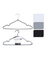 Koopman Clothes Hangers 10 Pieces Clear Assorted 1 Set