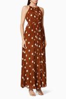 Polka Dot Chiffon Dress - thumbnail