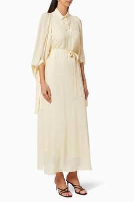Crepe Shirt Dress Crepe Shirt Dress
