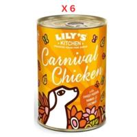 Lily's Kitchen Dog Carnival Chicken Wet Food Box 6x400G