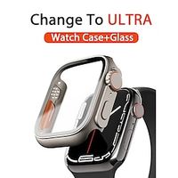 Watch Case with Screen Protector Compatible with Apple Watch Series 8 7 41mm 45mm / Series 6 5 4 SE 40mm 44mm Scratch Resistant Dust Proof Bumper Full Cover Hard PC Watch Cover miniinthebox - thumbnail