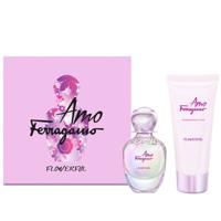 Salvatore Ferragamo Amo Ferragamo Flowerful (W) Set Edt 50ml + Shimmering Bl 100ml